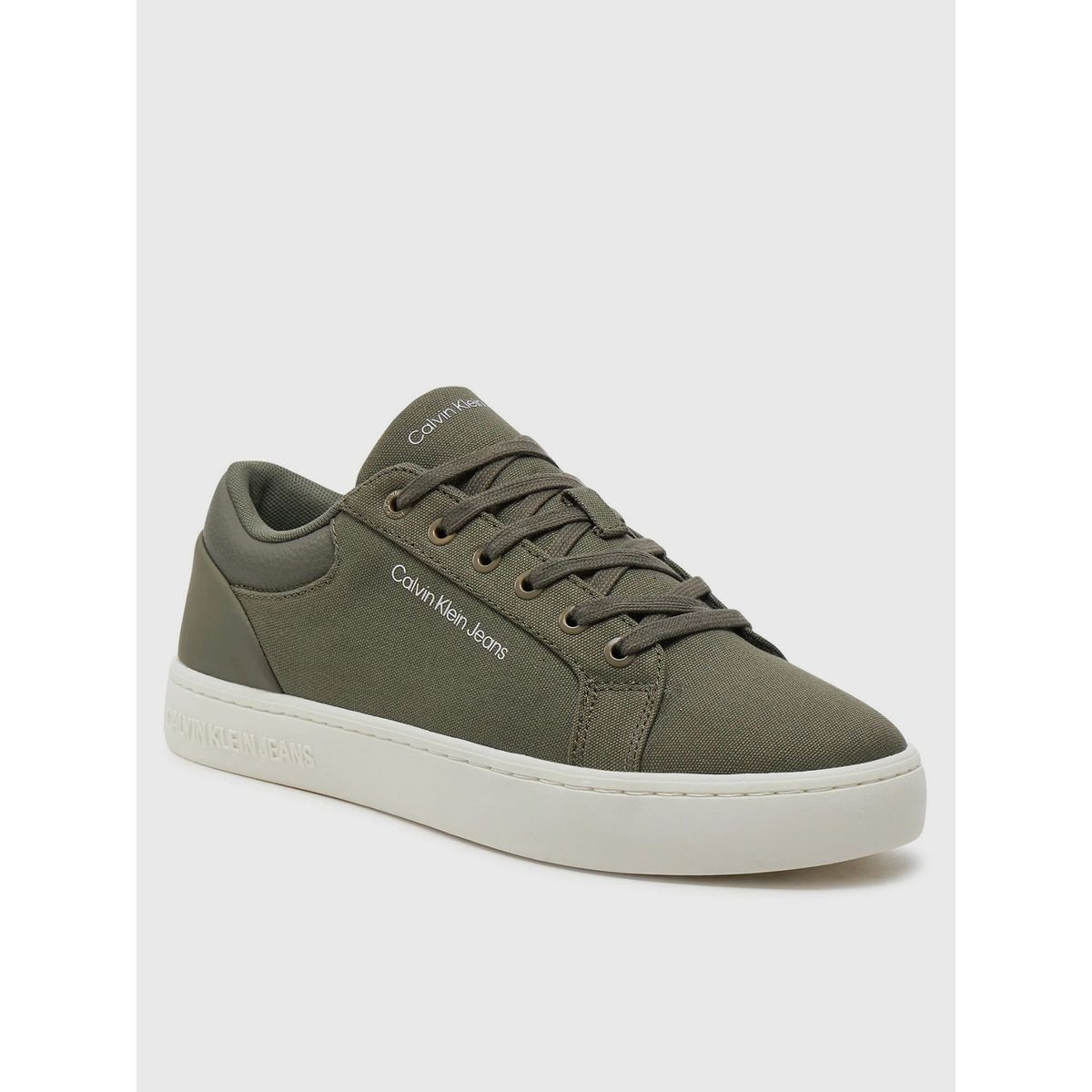 CALVIN KLEIN - Zapatillas Classic Cupsole Low Verde Olivo Calvin Klein