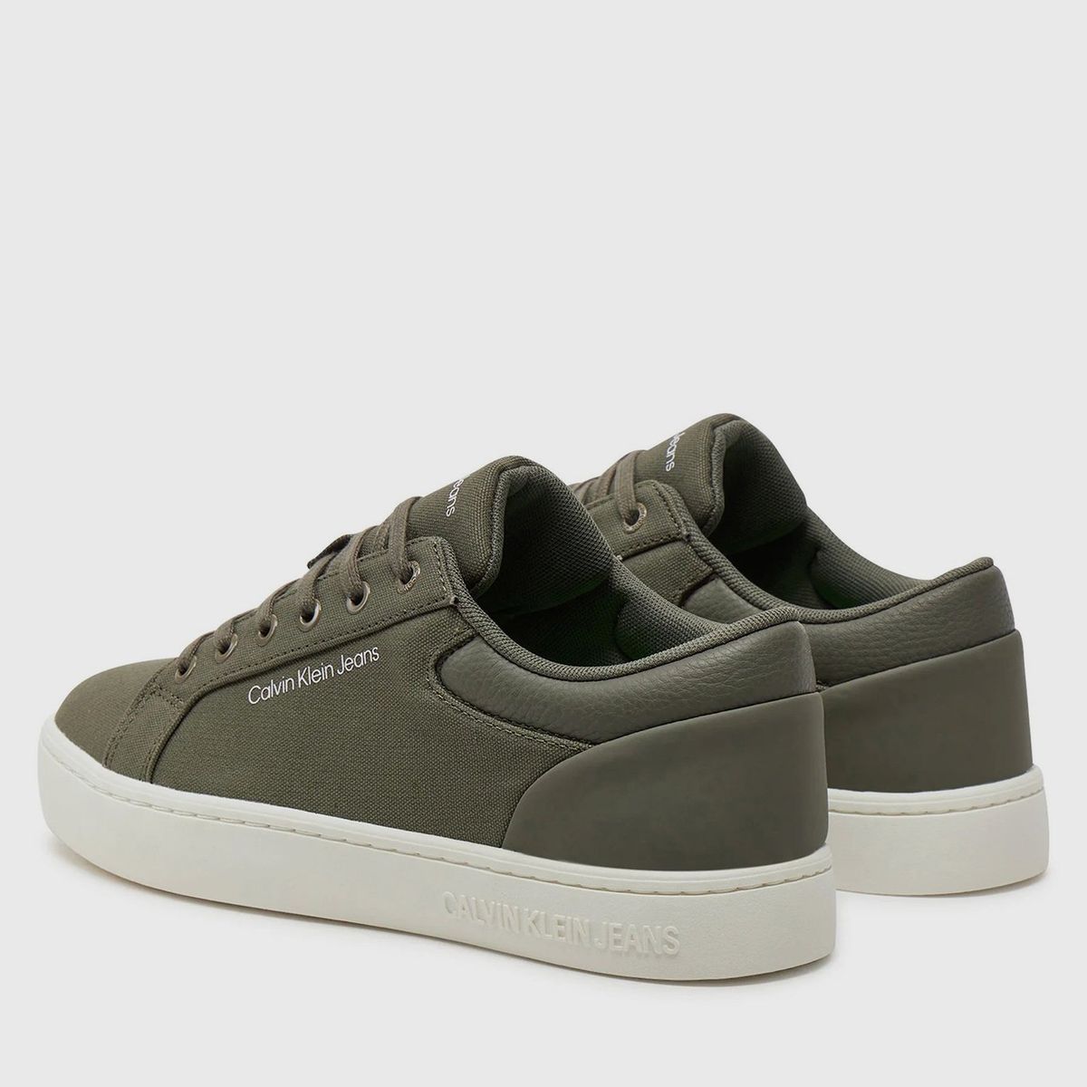 CALVIN KLEIN - Zapatillas Classic Cupsole Low Verde Olivo Calvin Klein