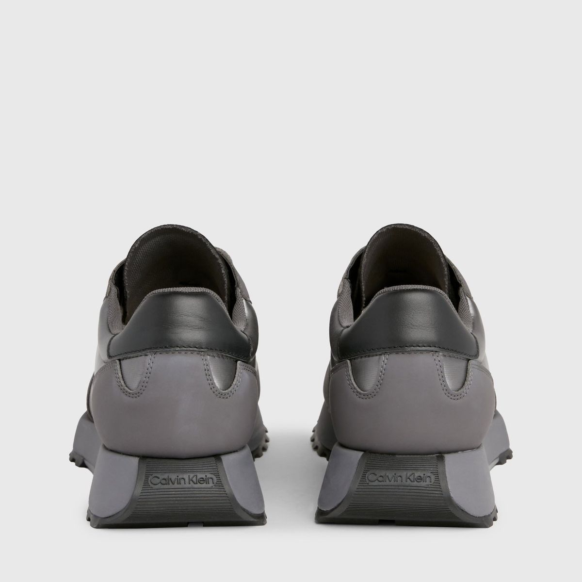 CALVIN KLEIN - Zapatillas Lace Up Shine Plateado Calvin Klein