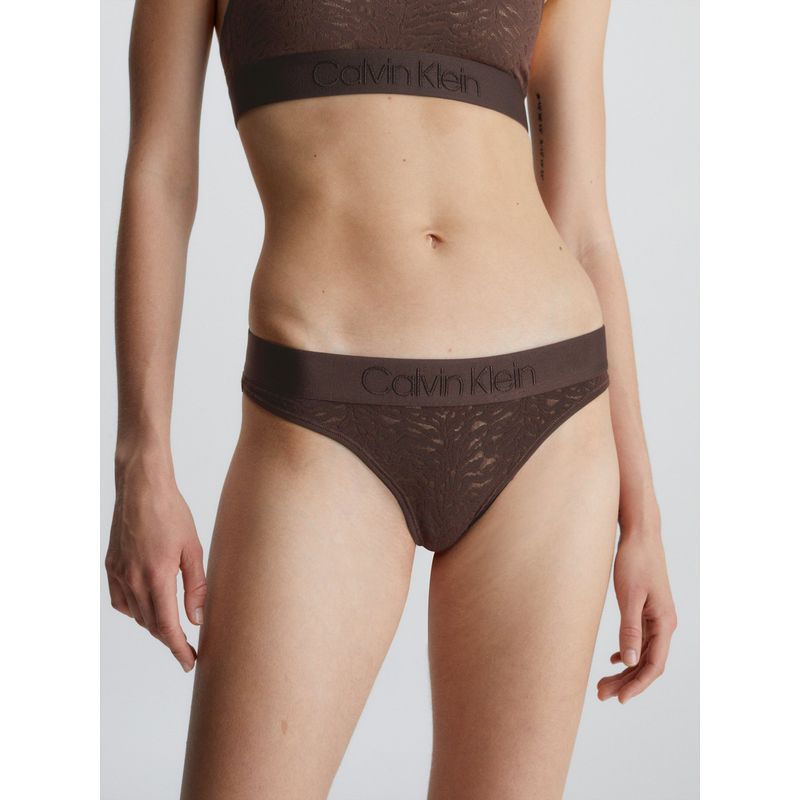 CALVIN KLEIN - Colaless Encaje Intrinsic Café Calvin Klein
