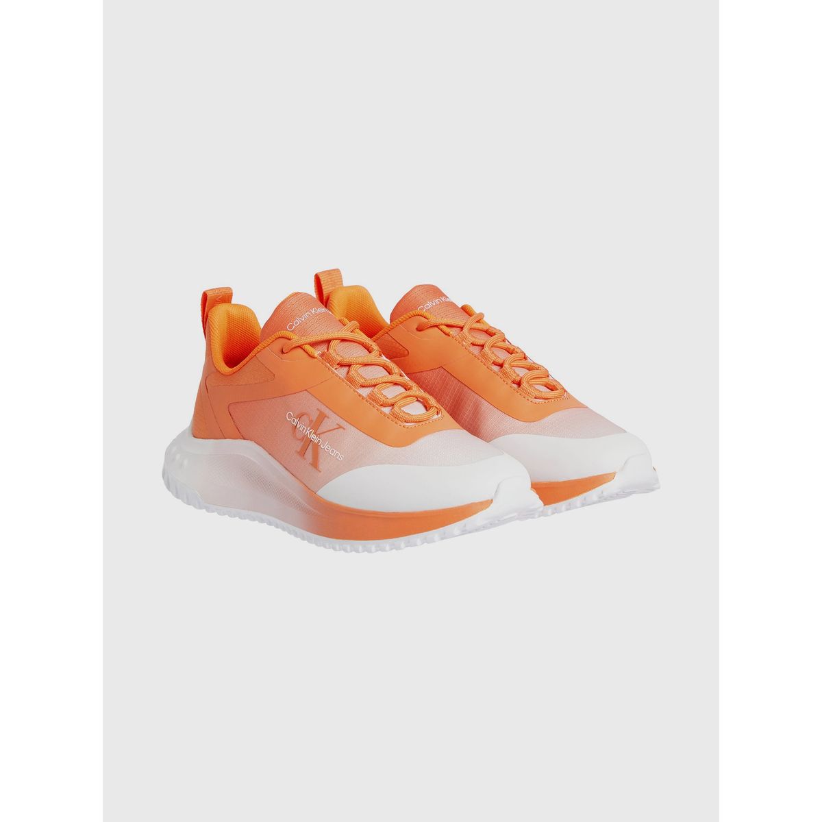 CALVIN KLEIN - Zapatilla Eva Runner Low Lace Sat Naranjo Calvin Klein