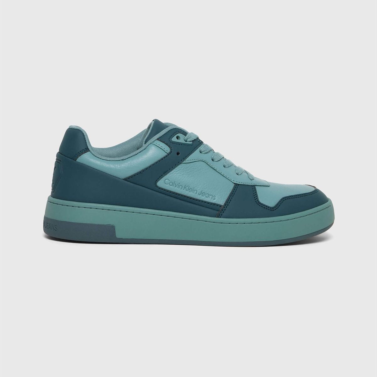 CALVIN KLEIN - Zapatillas Basket Cupsole Low Verde Calvin Klein