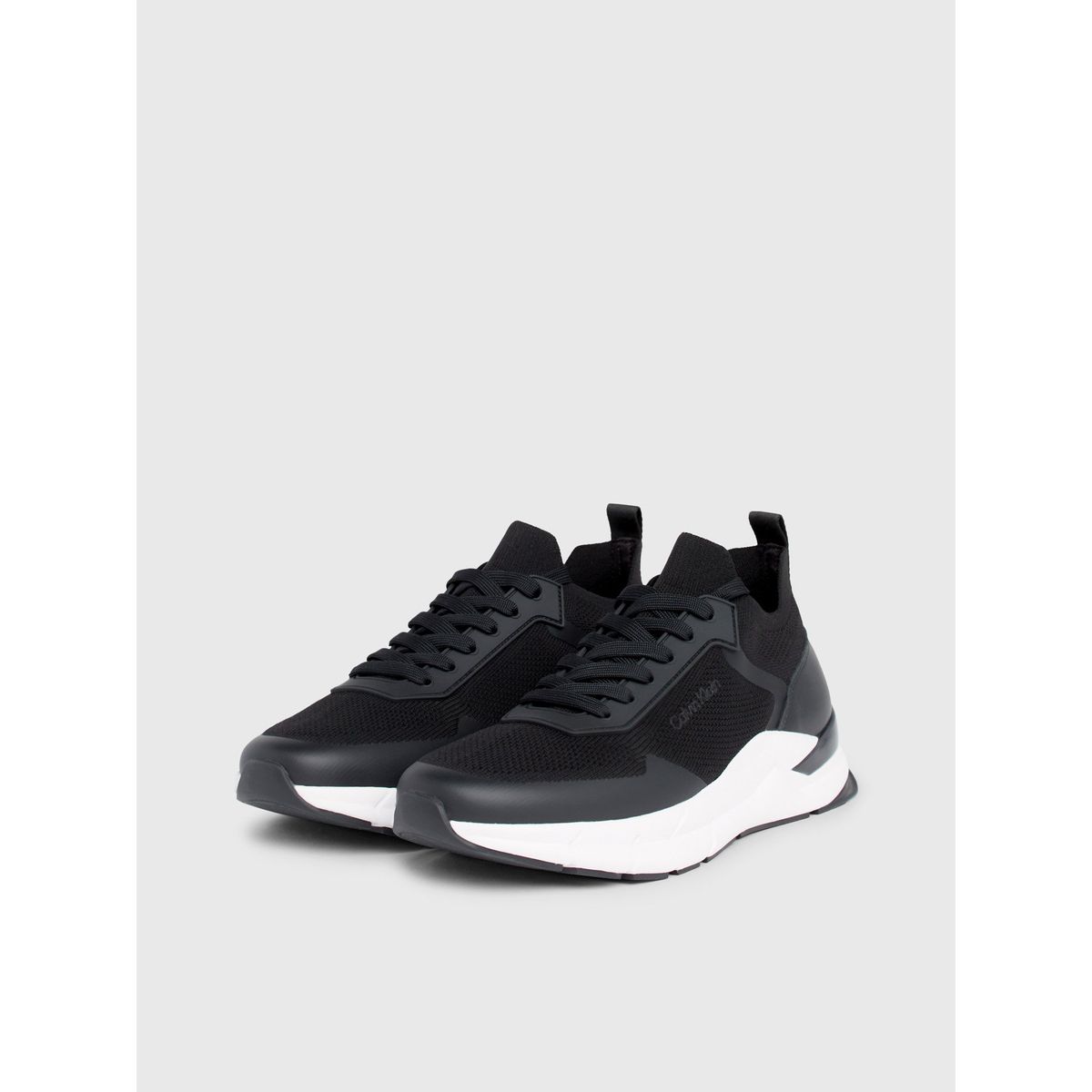 CALVIN KLEIN - Zapatillas Lace Up Mix Negro Calvin Klein