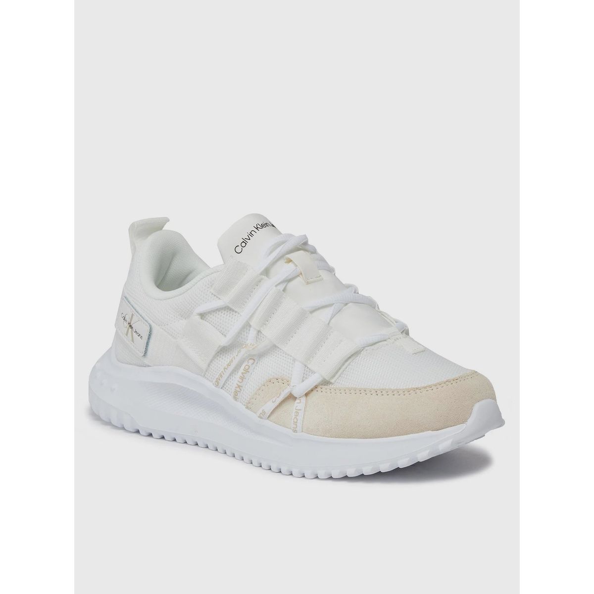 CALVIN KLEIN - Zapatillas Eva Runner Low Lace Mix Blanco Calvin Klein