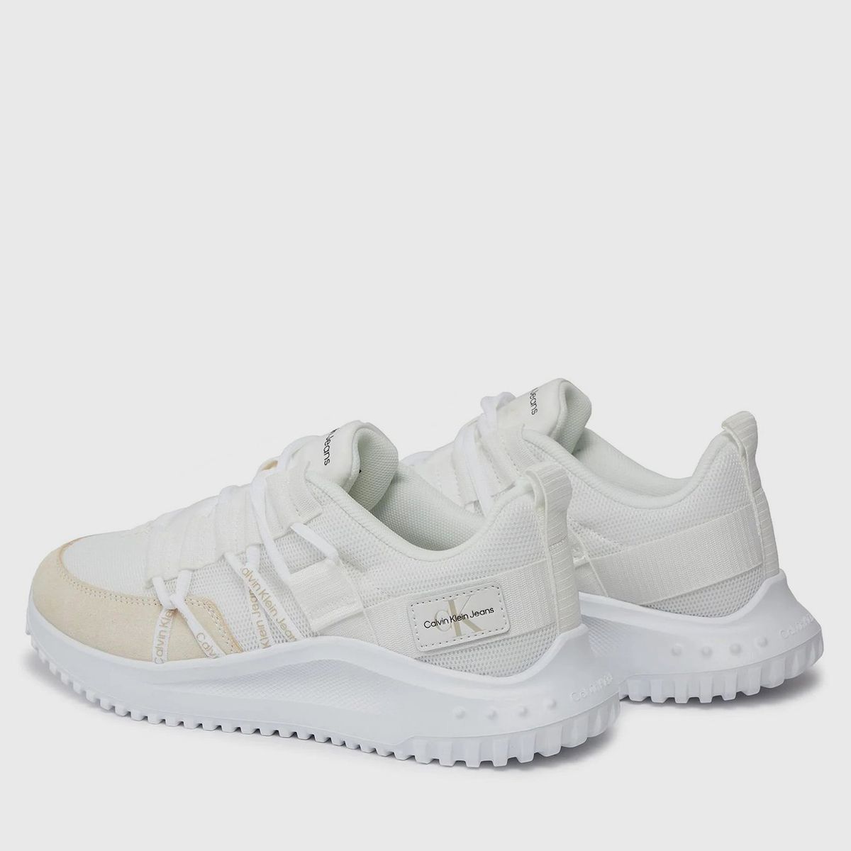 CALVIN KLEIN - Zapatillas Eva Runner Low Lace Mix Blanco Calvin Klein