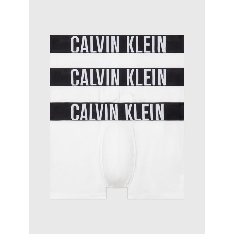 CALVIN KLEIN - Pack 3 Bóxers Trunk Intense Power Blanco Calvin Klein