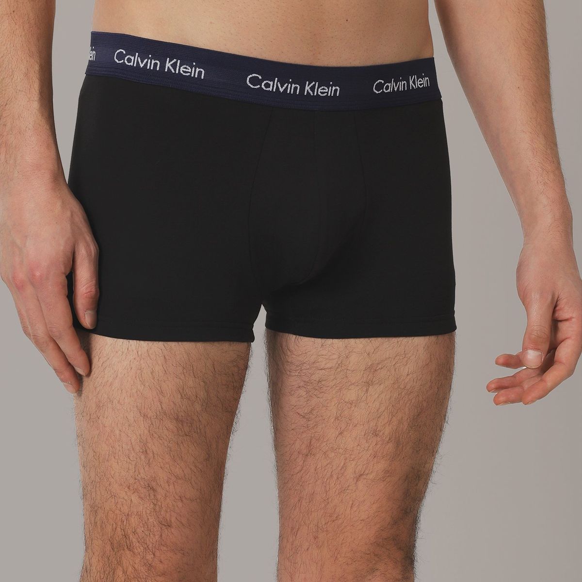 CALVIN KLEIN - Pack 3 Bóxers Low Rise Trunk Cotton Stretch Negro Calvin Klein