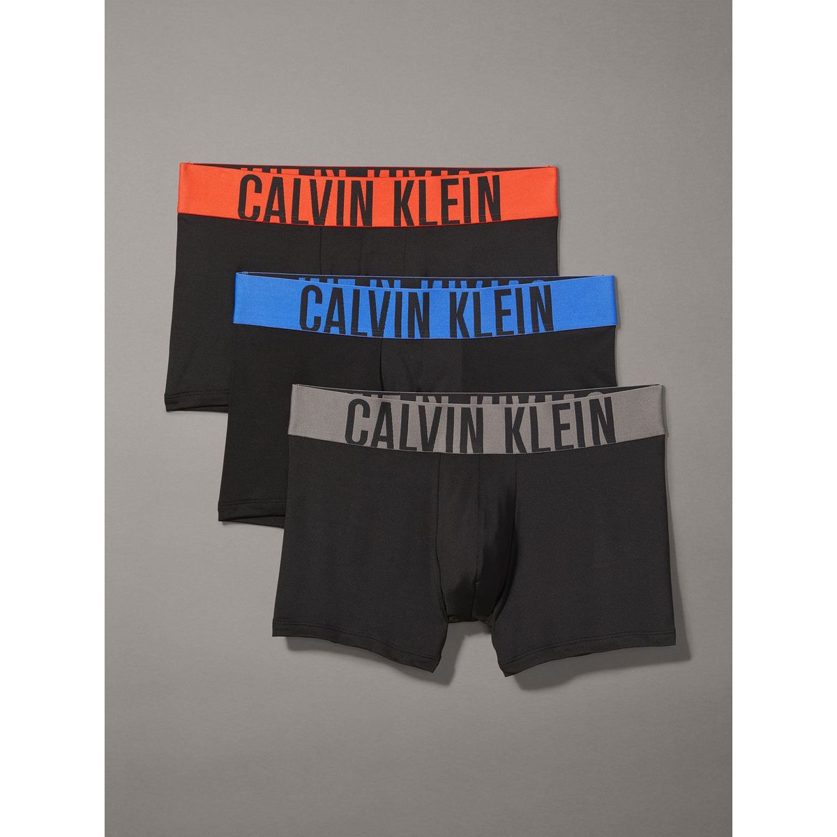 CALVIN KLEIN - Pack 3 Bóxers Low Rise Trunk Intense Power Micro Negro Calvin Klein
