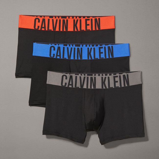 CALVIN KLEIN - Pack 3 Bóxers Low Rise Trunk Intense Power Micro Negro Calvin Klein