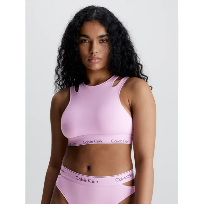 CALVIN KLEIN - Bralette CK Deconstructed Rosado Calvin Klein