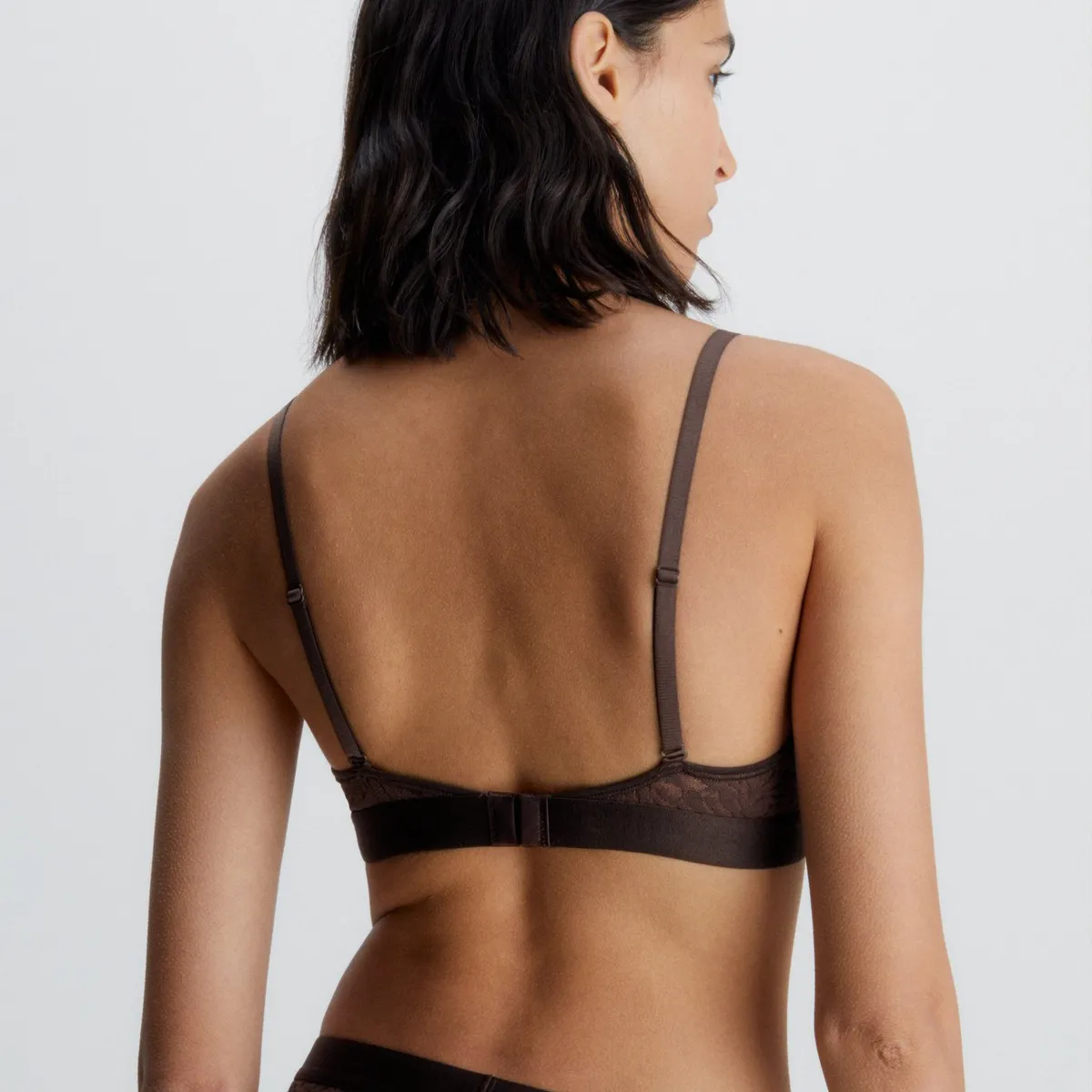 CALVIN KLEIN - BraletteTriángulo Intrinsic Unlined Café Calvin Klein