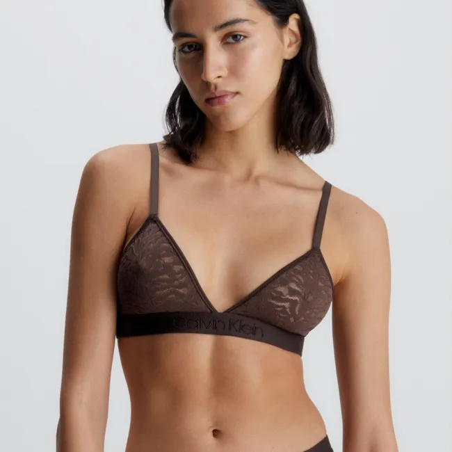 CALVIN KLEIN - BraletteTriángulo Intrinsic Unlined Café Calvin Klein