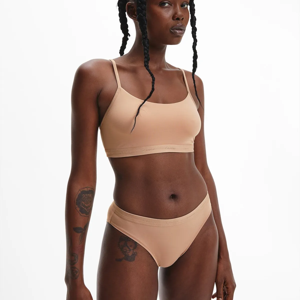 CALVIN KLEIN - Bralette Unlined Body Natural Beige Calvin Klein