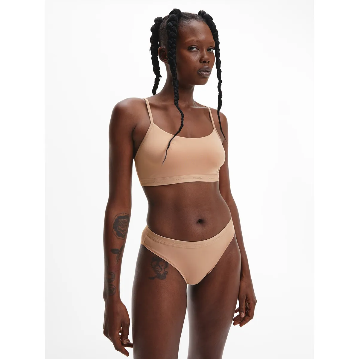 CALVIN KLEIN - Bralette Unlined Body Natural Beige Calvin Klein