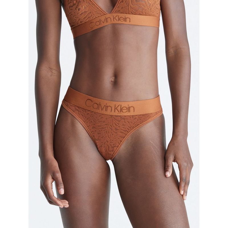 CALVIN KLEIN - Colaless Encaje Intrinsic Café Calvin Klein