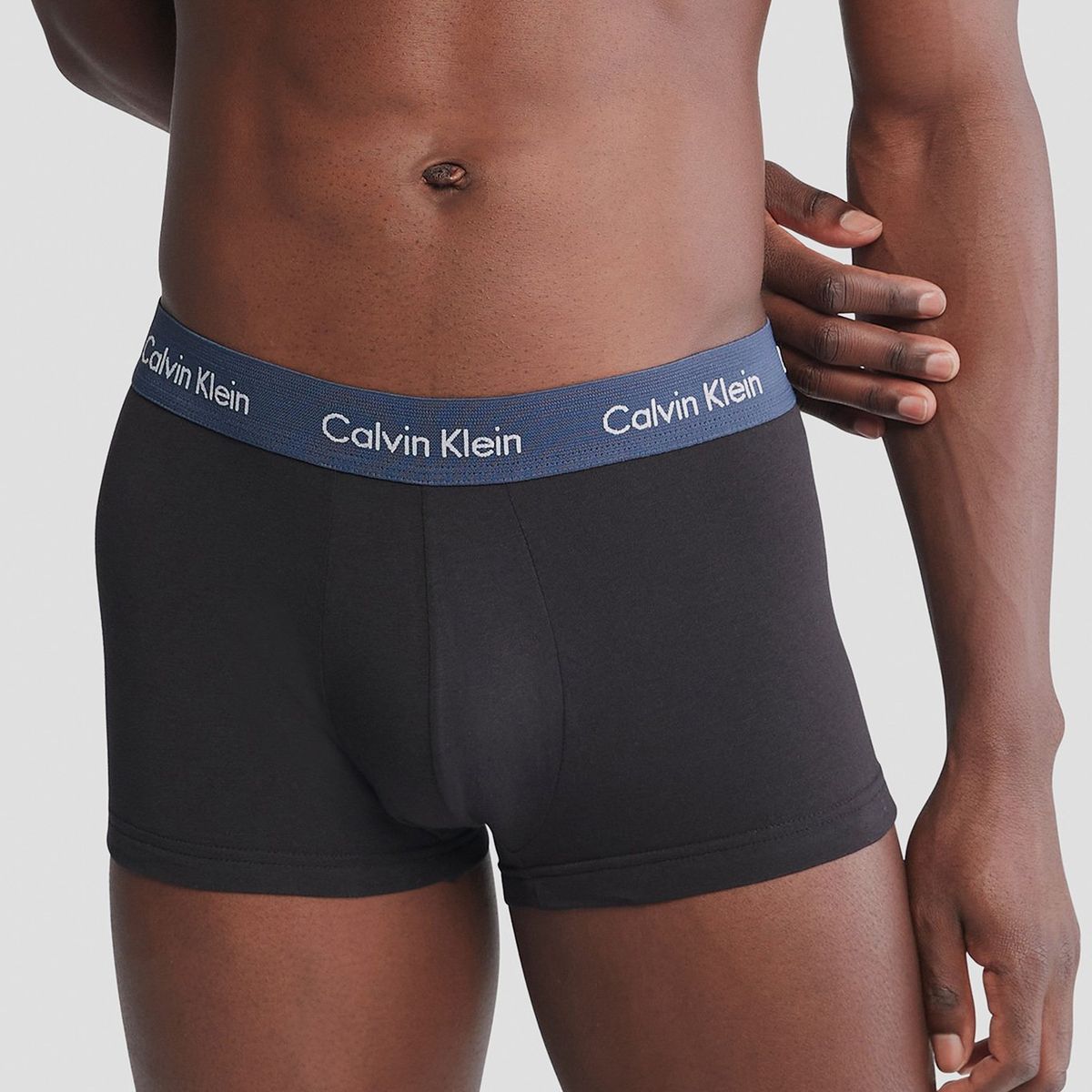 CALVIN KLEIN - Pack 3 Bóxers Low Rise Trunk Cotton Stretch Negro Calvin Klein