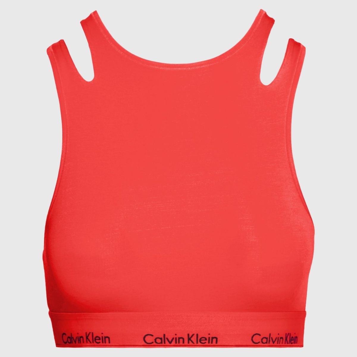 CALVIN KLEIN - Bralette CK Deconstructed Rojo Calvin Klein