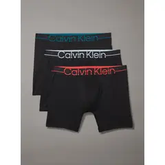 CALVIN KLEIN - Pack 3 Bóxers Brief Pro Fit Micro Negro