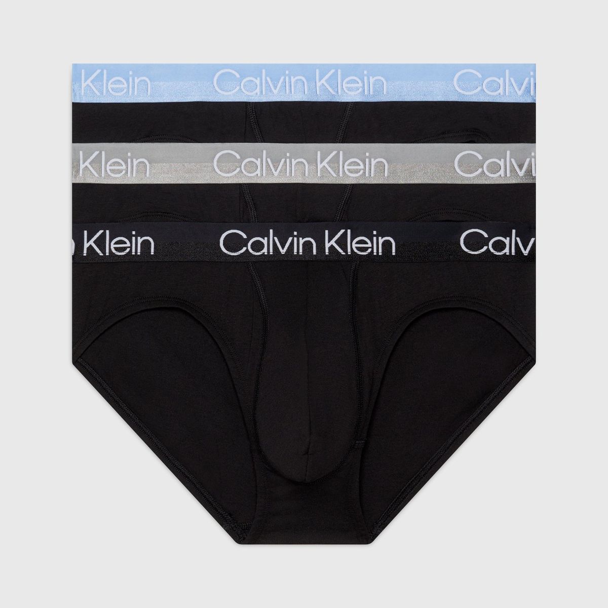 CALVIN KLEIN - Pack 3 Slips Modern Structure Negro Calvin Klein