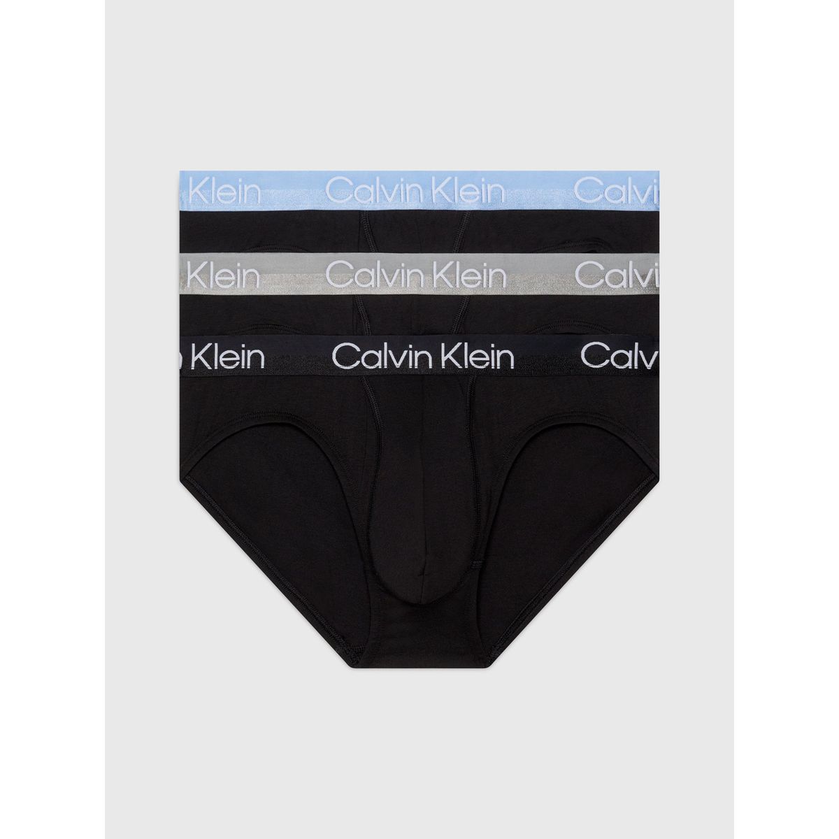 CALVIN KLEIN - Pack 3 Slips Modern Structure Negro Calvin Klein