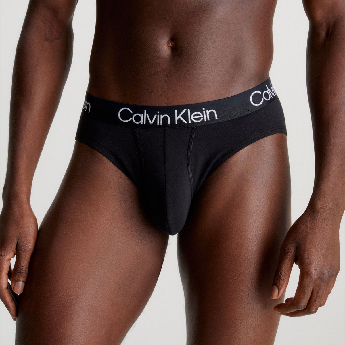 CALVIN KLEIN - Pack 3 Slips Modern Structure Negro Calvin Klein