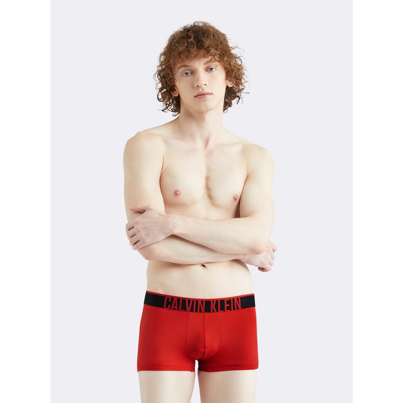 CALVIN KLEIN - Bóxer Low Rise Trunk Intense Power Ultra Cooling Rojo Calvin Klein