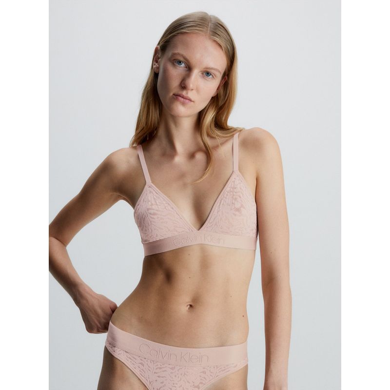 CALVIN KLEIN - BraletteTriángulo Intrinsic Unlined Café Calvin Klein