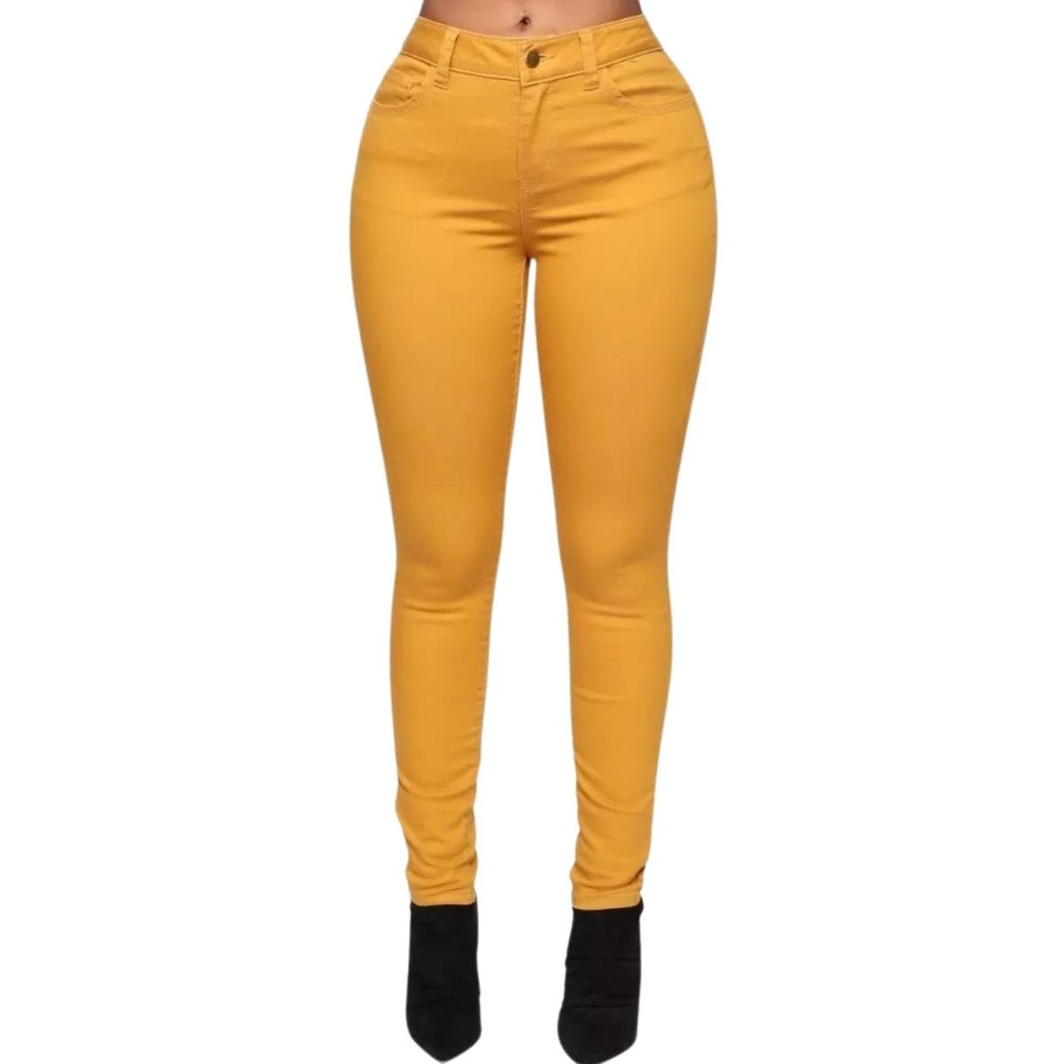 LIKE SHOP - Pantalones Leggins Tela Jeans Elasticado Calza Lindo Calce 48