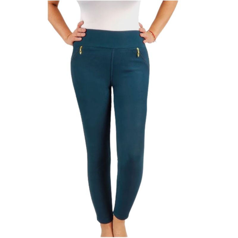MPROPIA - Pantalón Calza Mujer Invierno Forro Interior Piel Bolsillos Cierre H1