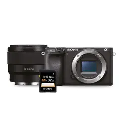 SONY - Kit Camara 6400 + Memoria 32GB + Lente SEL50F18F