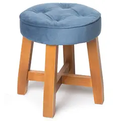 BARRA DESIGN - Pouf Spring Velvet Petroleo