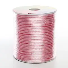 GENERICO - Cordón cola de ratón 2mm 100m rosado claro