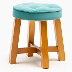BARRA DESIGN - Pouf Spring Velvet Turquesa
