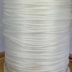 GENERICO - Cordón cola de ratón 2mm 100m blanco