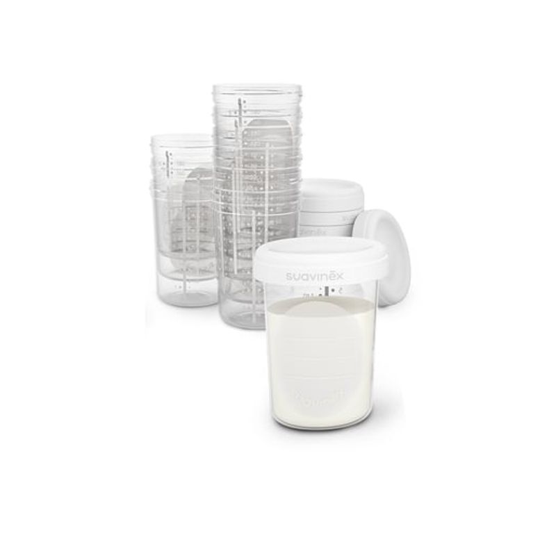 SUAVINEX - Tarritos de Almacenaje para Leche Materna de 10 Unidades