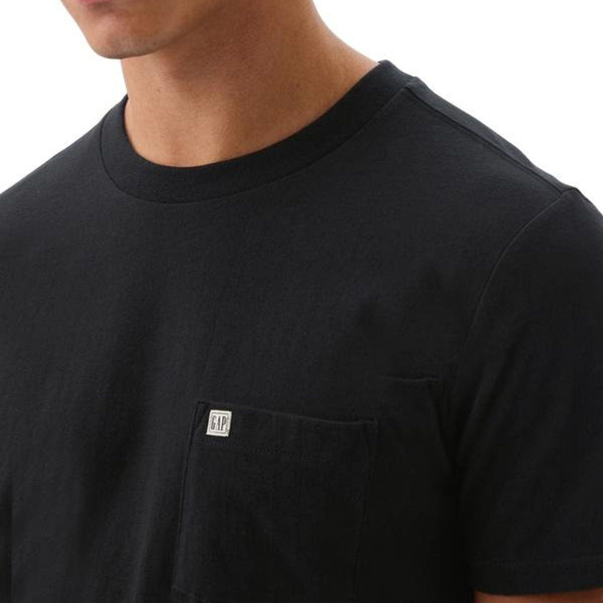 GAP - Polera Hombre Gap Pocket Negro