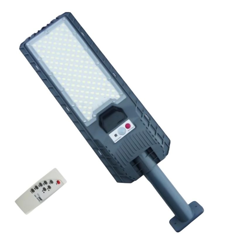 OEM - FOCO CON BRAZO SOLAR 500W PVC 140 LED CON CONTROL REMOTO