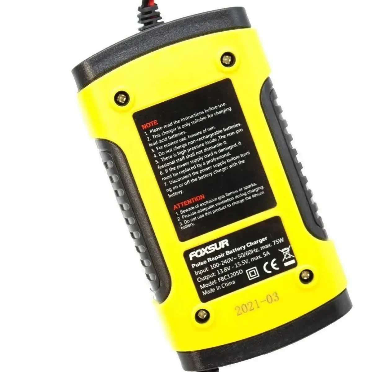 MUNDO MAGIA - Cargador De Baterias 12v De Auto Moto