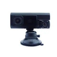 OEM - CAMARA DVR CON PANTALLA 2"CON 2 CAMARAS 170° Y 1 CAMARA RETROCESO PARA AUTO