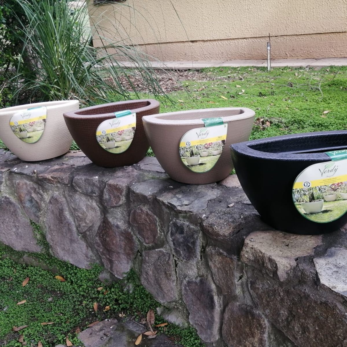 VERDY - Maceta Canasta de Pared Amazonas Marrón 27x21cms