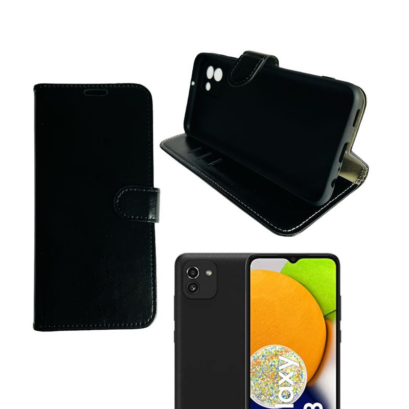 GENERICO - Carcasa Para Samsung A03 Normal Flip Cover Agenda