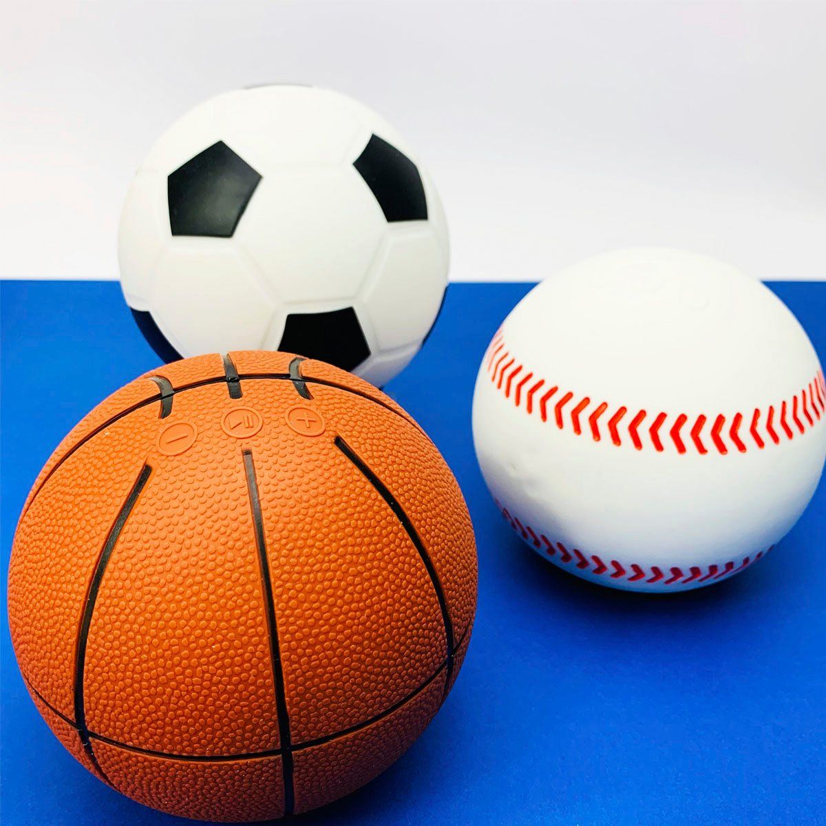 JOIGO - Parlante Bluetooth USB Micro SD Diseño Deportivo Baseball