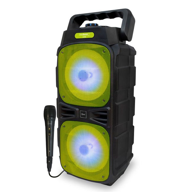 MICROLAB - Parlante inalámbrico Bluetooth Portatil Karaoke Microfono