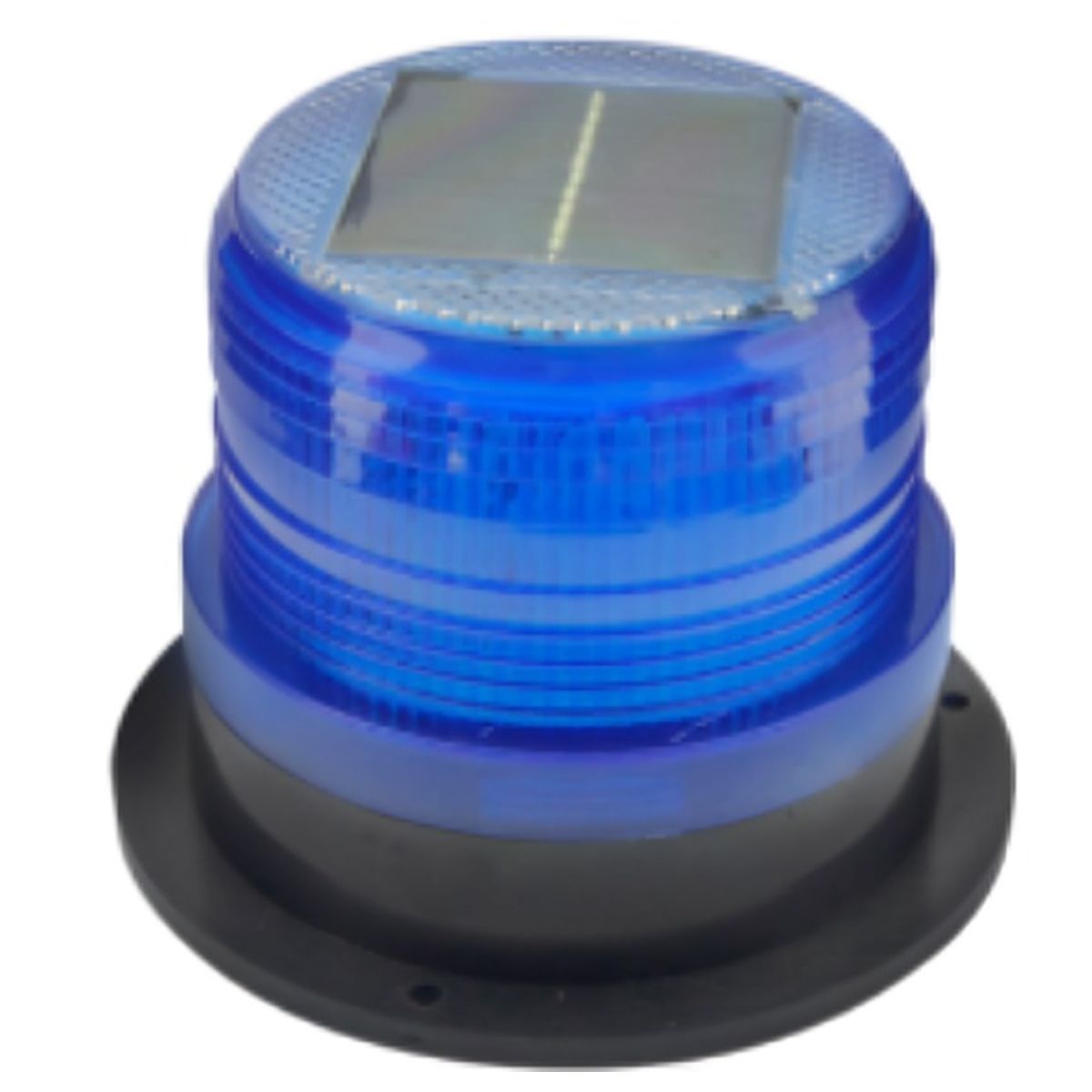 OEM - BALIZA LED STROBO SOLAR PARA AUTO CON IMAN AZUL