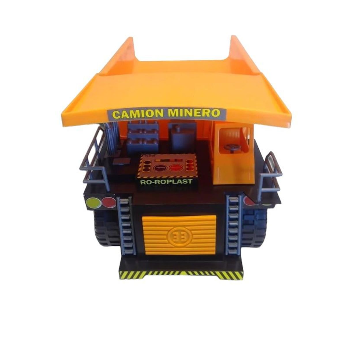 GENERICO - Juguete Camión Minero Amarillo Tolva Grande Roroplast