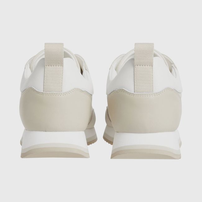 CALVIN KLEIN - Zapatillas Cuero Low Top Up Mix Crema Calvin Klein