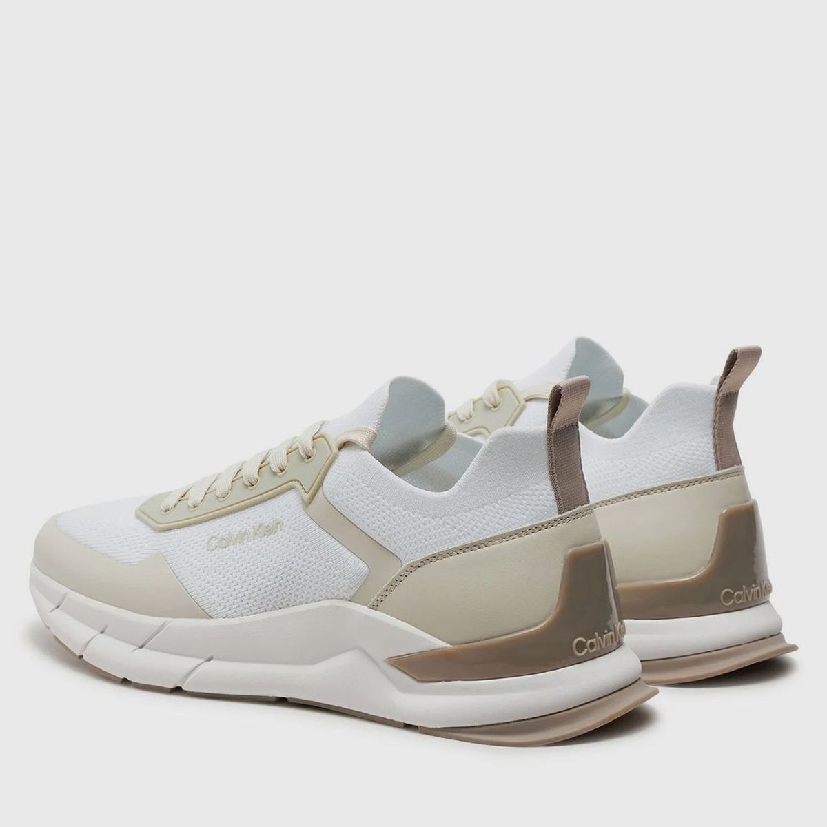 CALVIN KLEIN - Zapatillas Lace Up Mix Blanco Calvin Klein