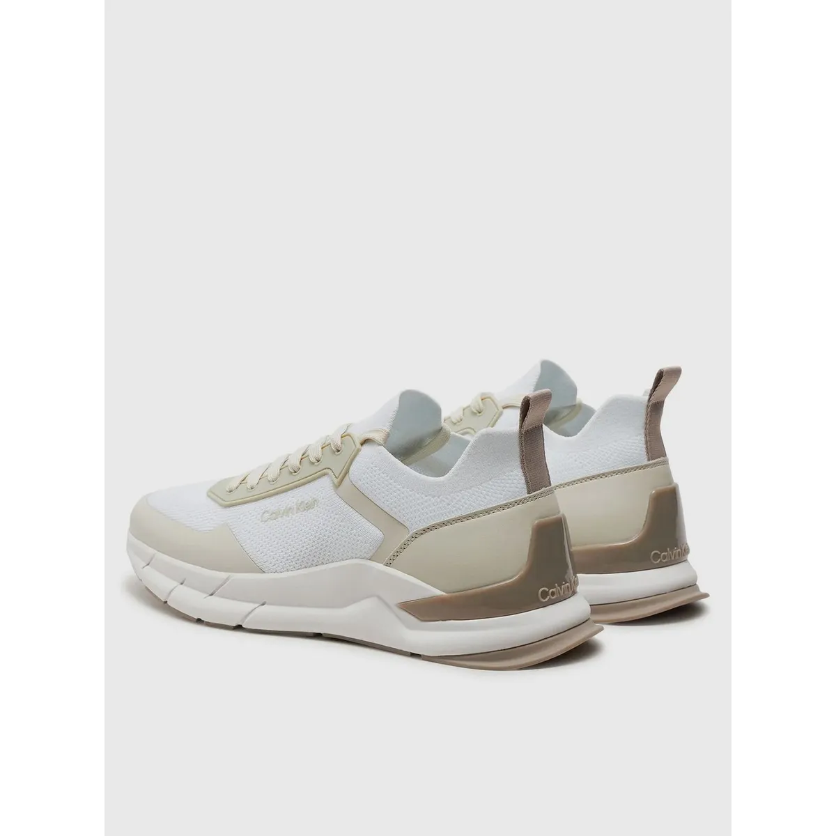 CALVIN KLEIN - Zapatillas Lace Up Mix Blanco Calvin Klein