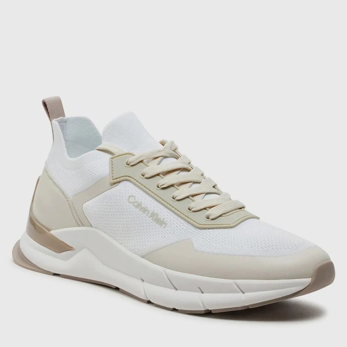 CALVIN KLEIN - Zapatillas Lace Up Mix Blanco Calvin Klein