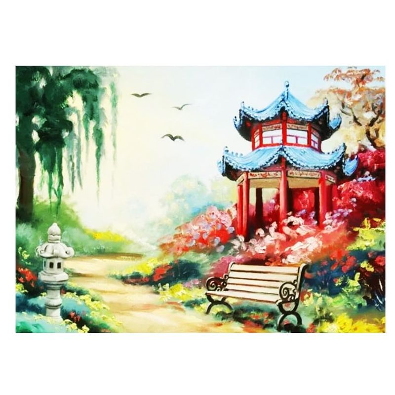 GENERICO - Kit Diamond Painting Pintura De Diamante - Casa China 17